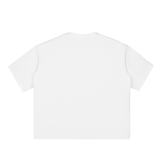 Off The Devil's Payroll Boxy Half-Sleeve Raw-Edge T-Shirt