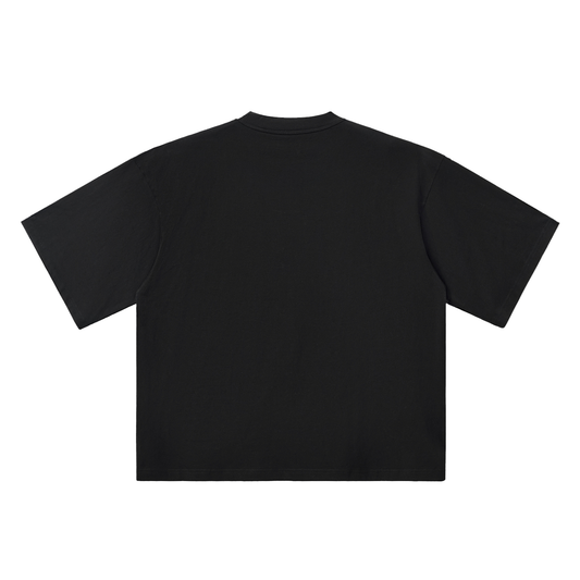 Closed Mouths Oversized Drop Shoulder T-Shirt