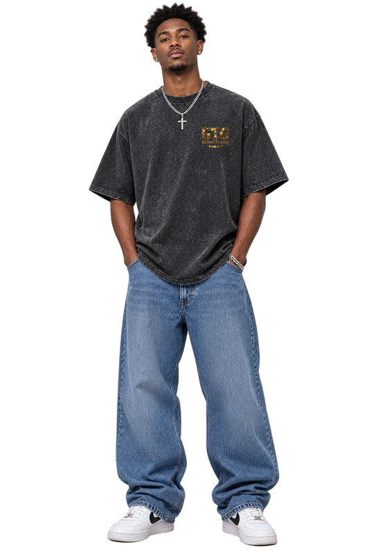 Heavyweight Oversized Snow Washed Redemption T-Shirt