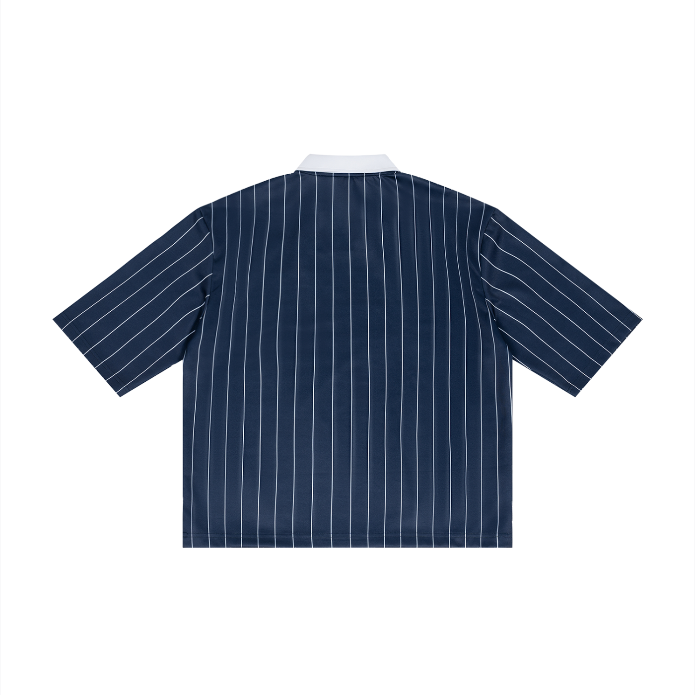 TRUEMSG Pinstripe Collared Soccer Jersey