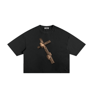 Armed & Dangerous Frayed Boxy Tee