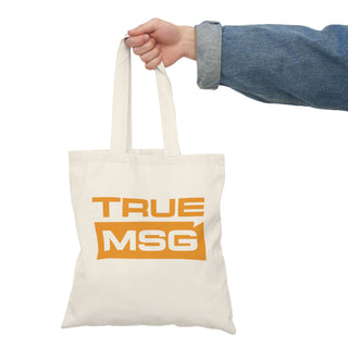 Natural TRUEMSG Tote Bag (Orange)
