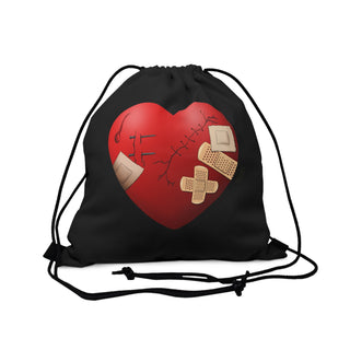 Broken Not Beaten Drawstring Bag