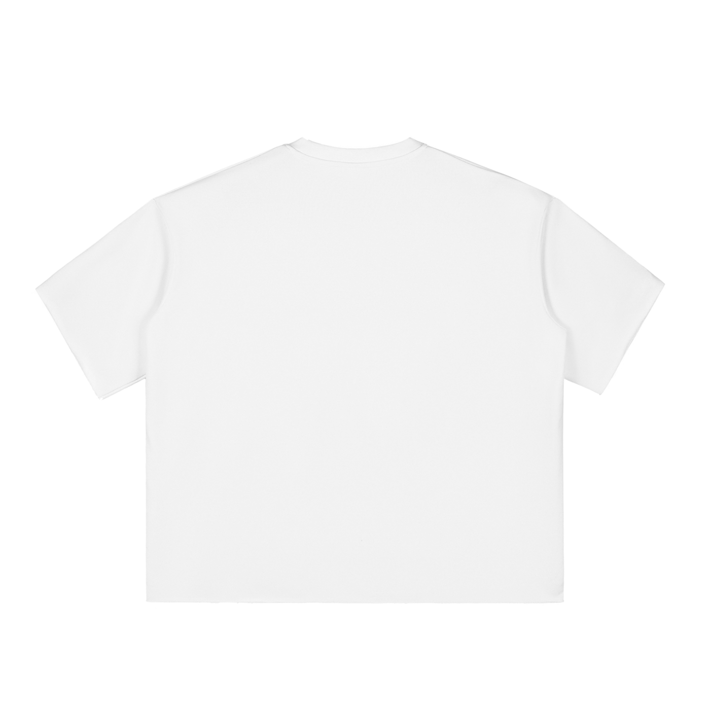 Off The Devil's Payroll Boxy Half-Sleeve Raw-Edge T-Shirt