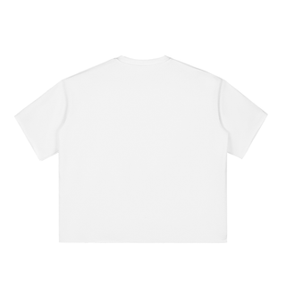 Off The Devil's Payroll Boxy Half-Sleeve Raw-Edge T-Shirt