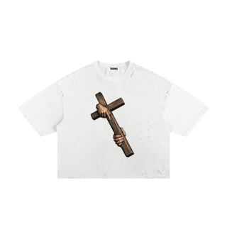 Armed & Dangerous Frayed Boxy Tee