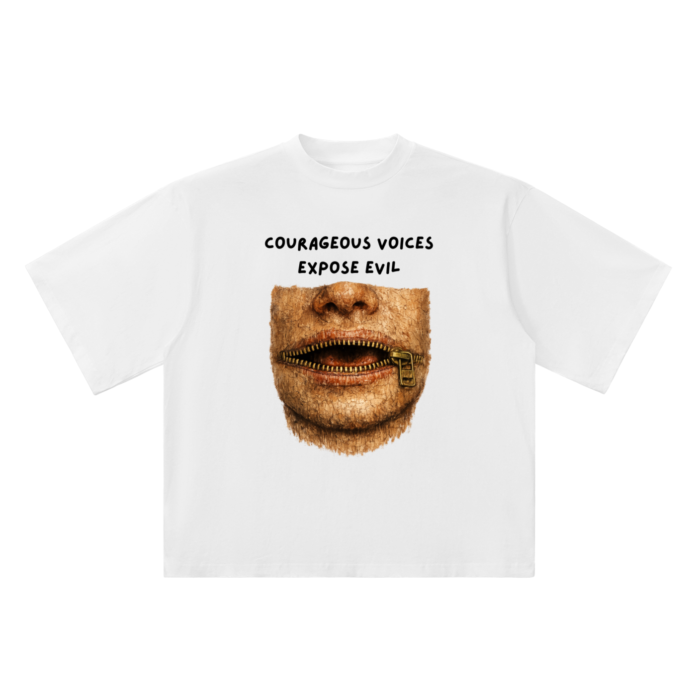 Courageous Voices Oversized Drop Shoulder T-Shirt