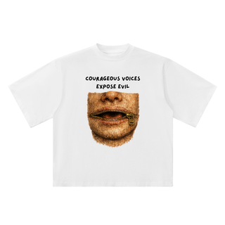 Courageous Voices Oversized Drop Shoulder T-Shirt