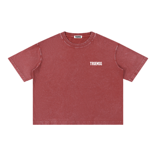 TRUEMSG Storefront Mineral Wash Boxy Cotton T-Shirt
