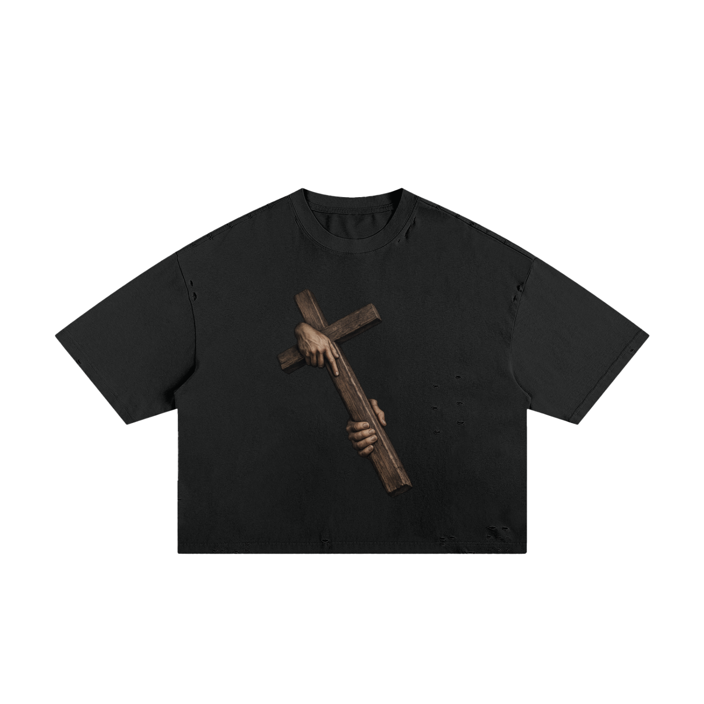 Armed & Dangerous Frayed Boxy Tee