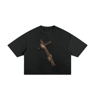 Armed & Dangerous Frayed Boxy Tee