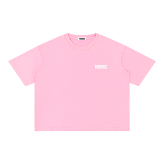 TRUEMSG Storefront Mineral Wash Boxy Cotton T-Shirt