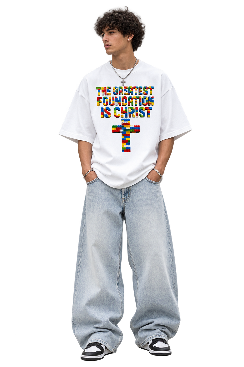 Foundation of Christ Vintage Wash Boxy T-Shirt