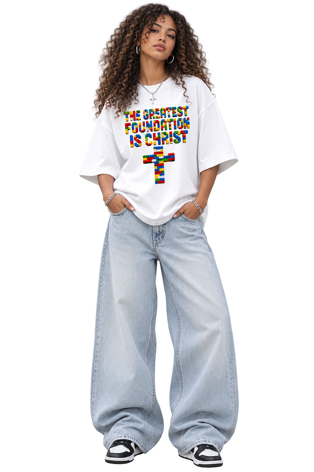 Foundation of Christ Vintage Wash Boxy T-Shirt