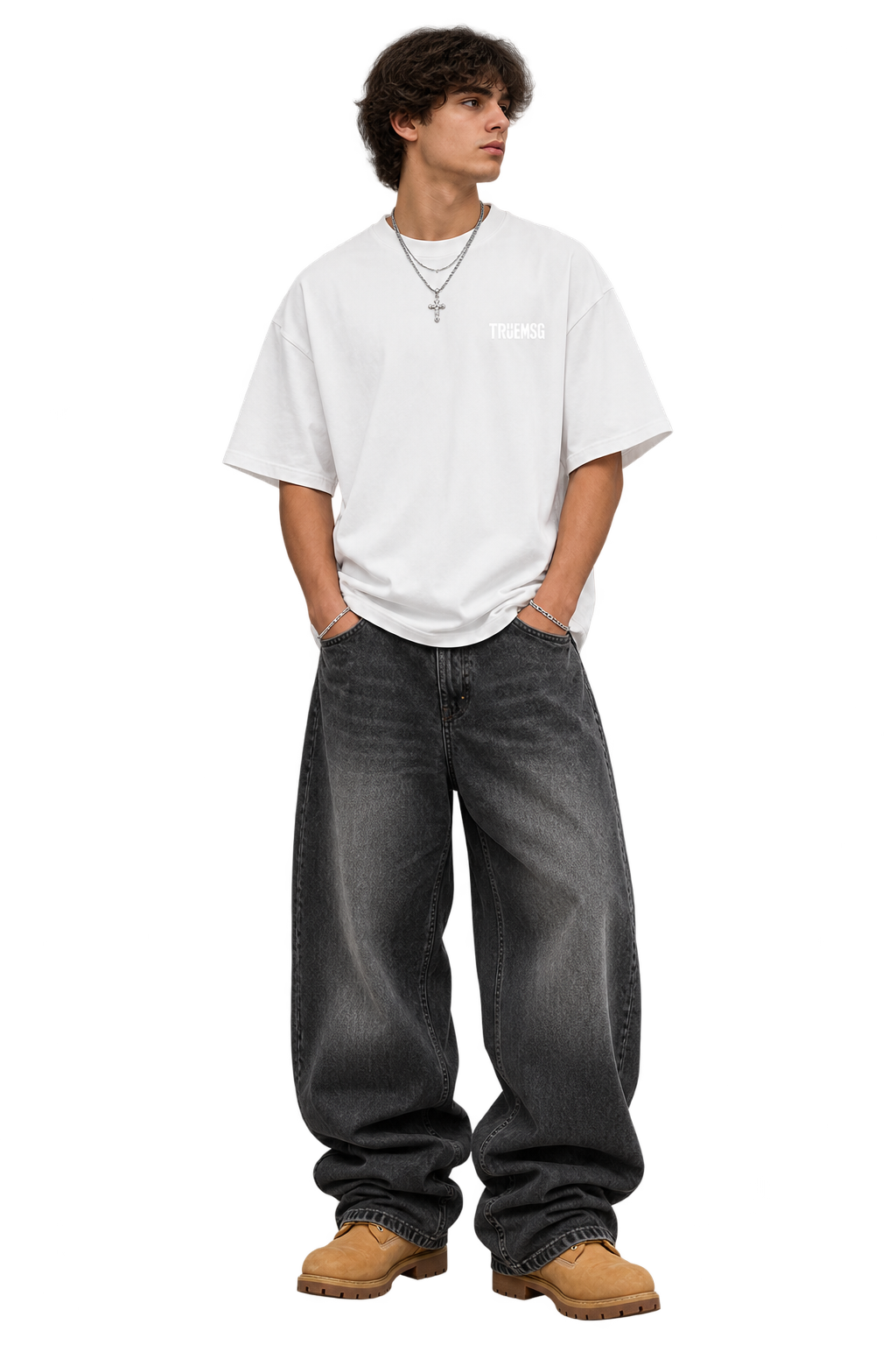 Jesus Store Mineral Wash Boxy T-Shirt