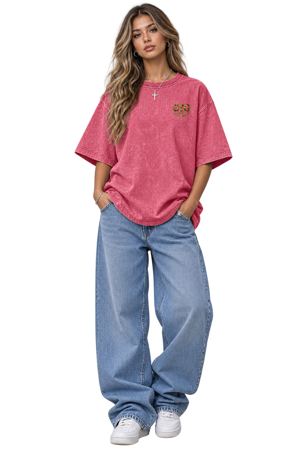 Heavyweight Oversized Snow Washed Redemption T-Shirt