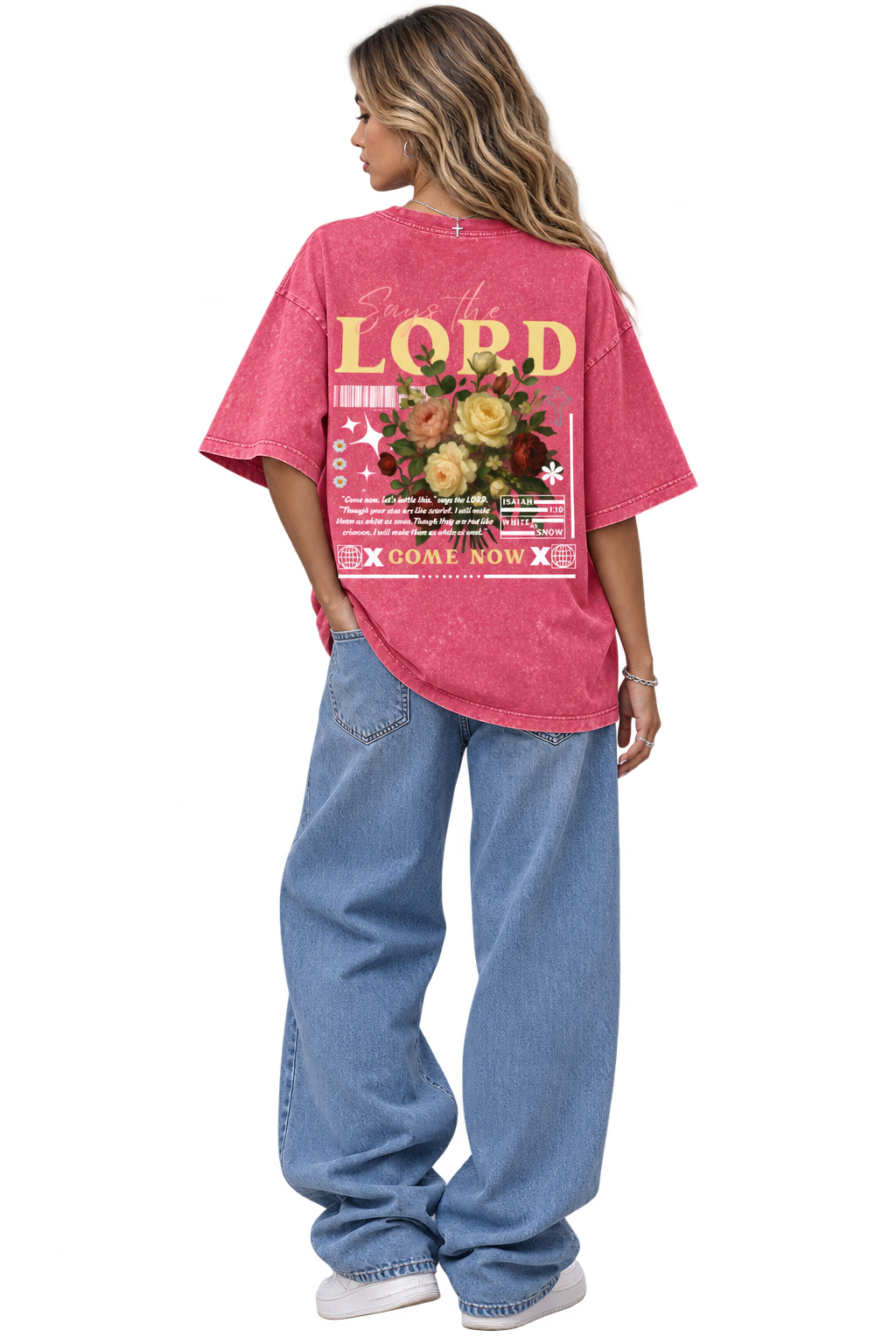 Heavyweight Oversized Snow Washed Redemption T-Shirt