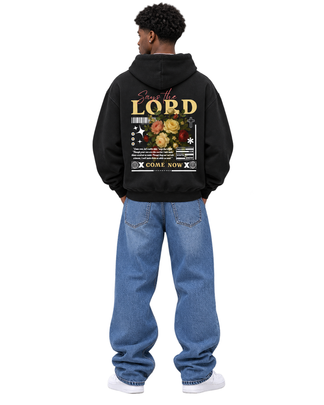 Oversize Fleeced Redemption Hoodie