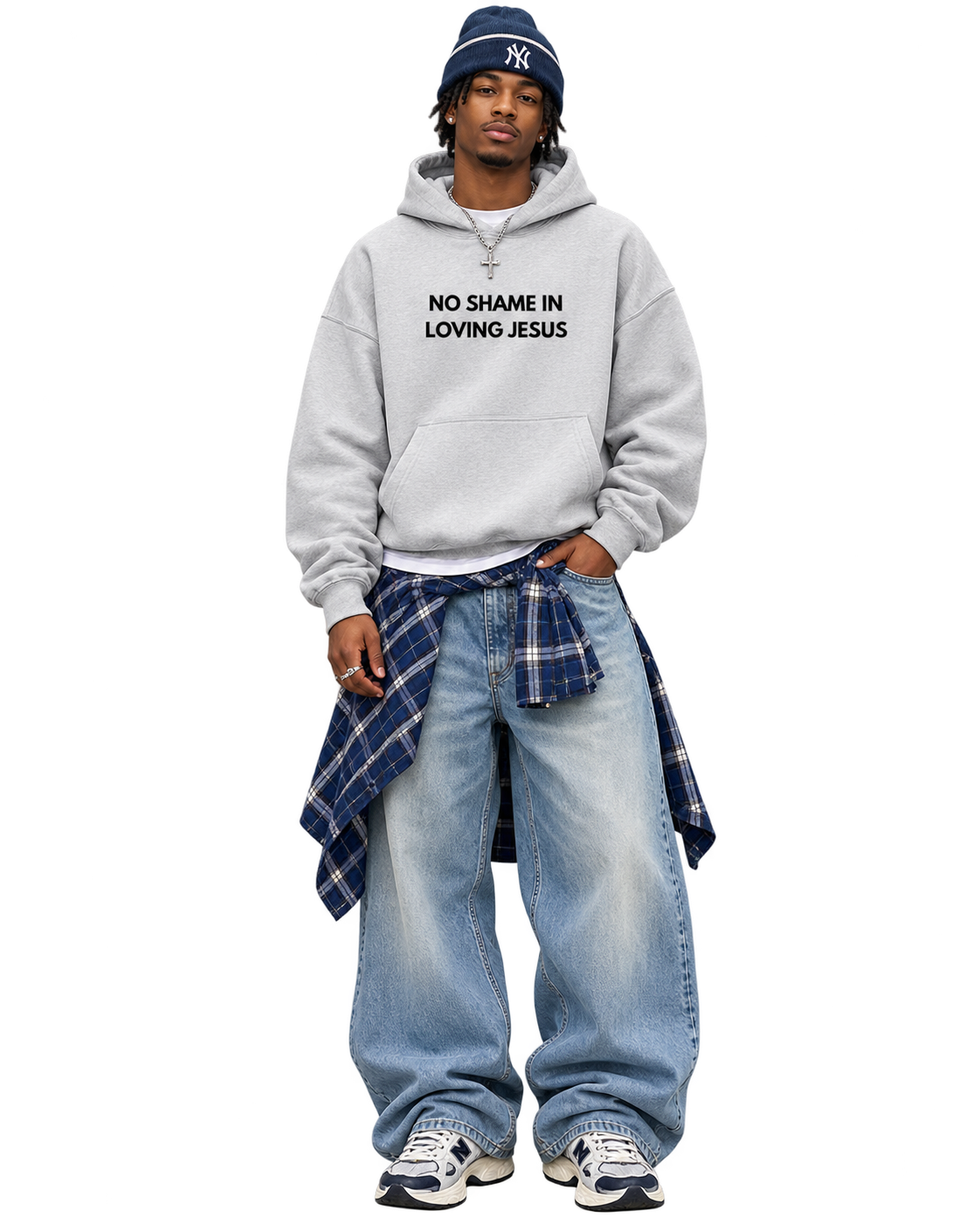 Fleeced Boxy No Shame Hoodie