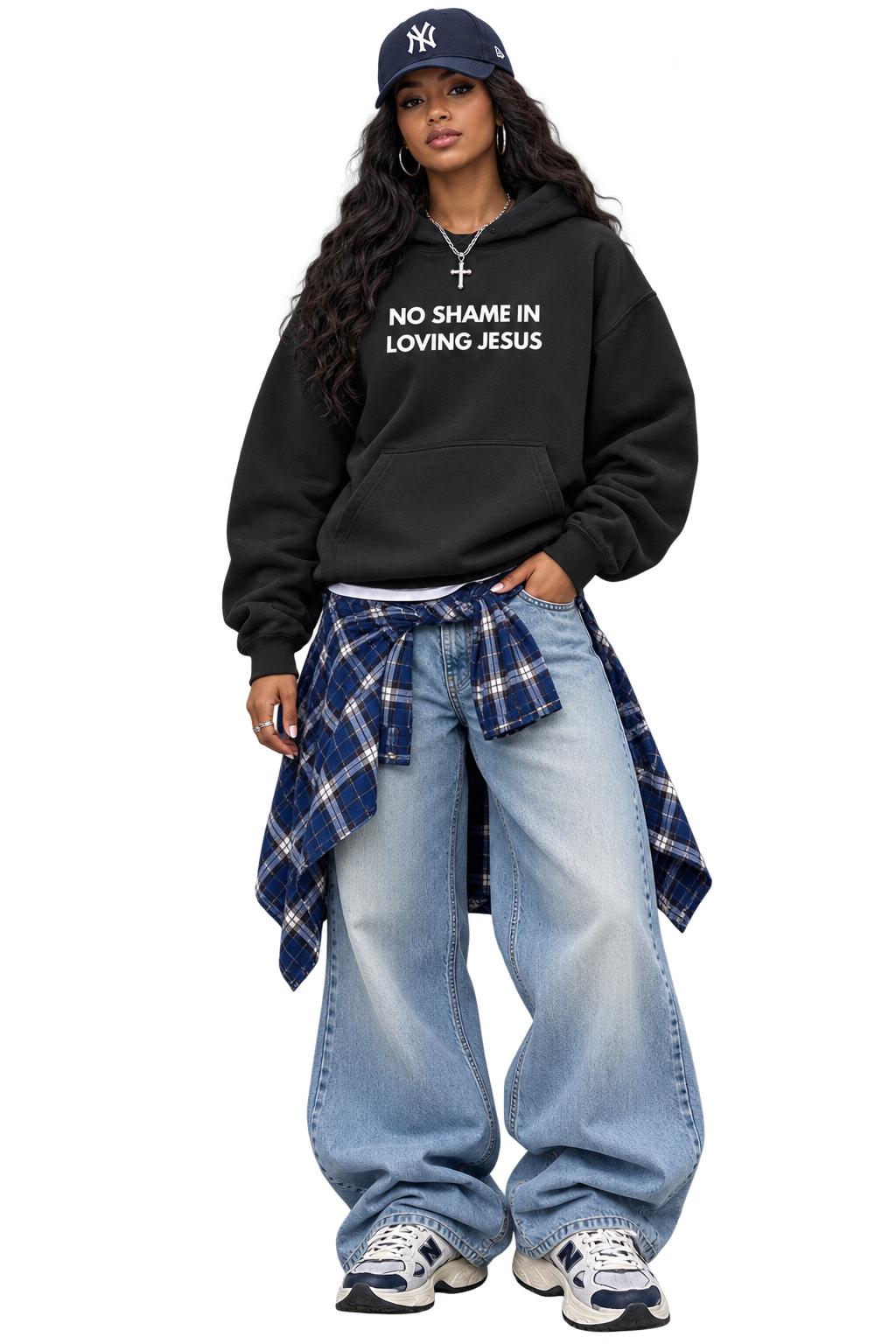 Fleeced Boxy No Shame Hoodie