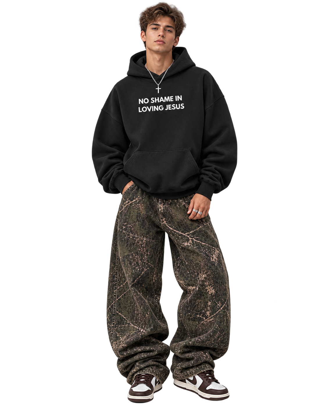 Fleeced Boxy No Shame Hoodie