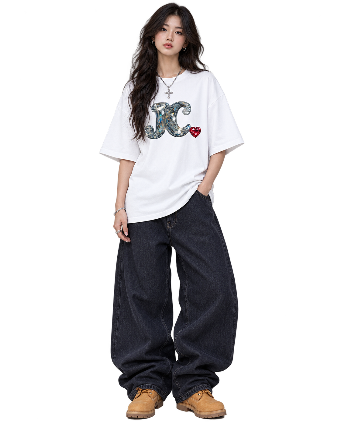 I Heart Jesus V.2 Boxy T-Shirt