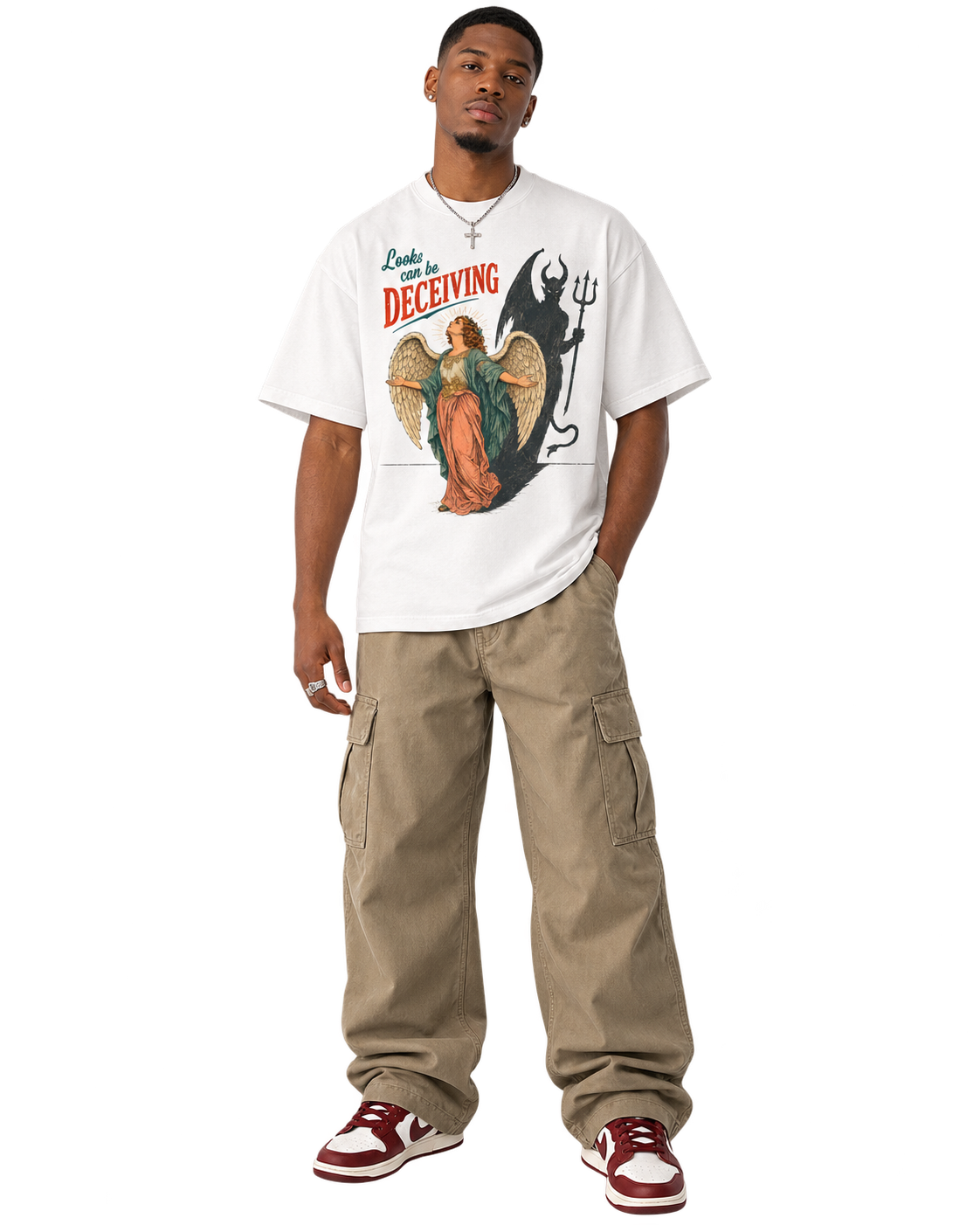 Deceiving Looks Heavyweight Boxy T-Shirt