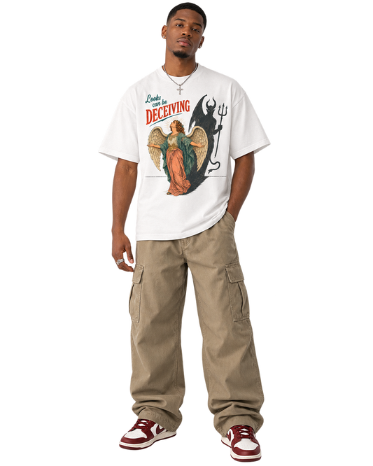 Deceiving Looks Heavyweight Boxy T-Shirt