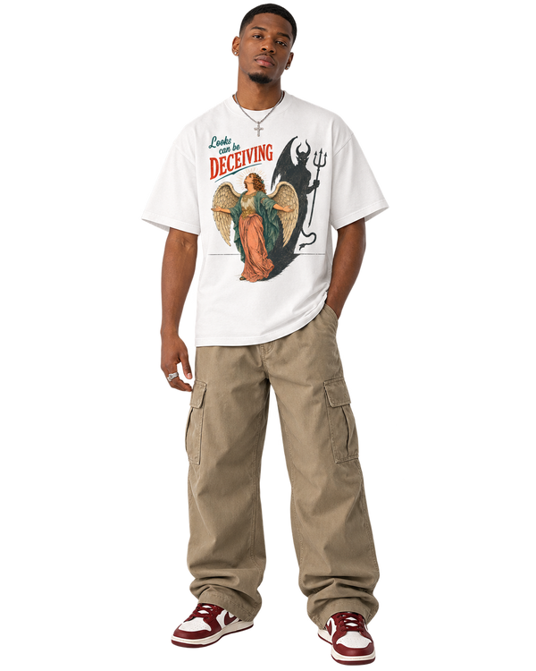 Deceiving Looks Heavyweight Boxy T-Shirt