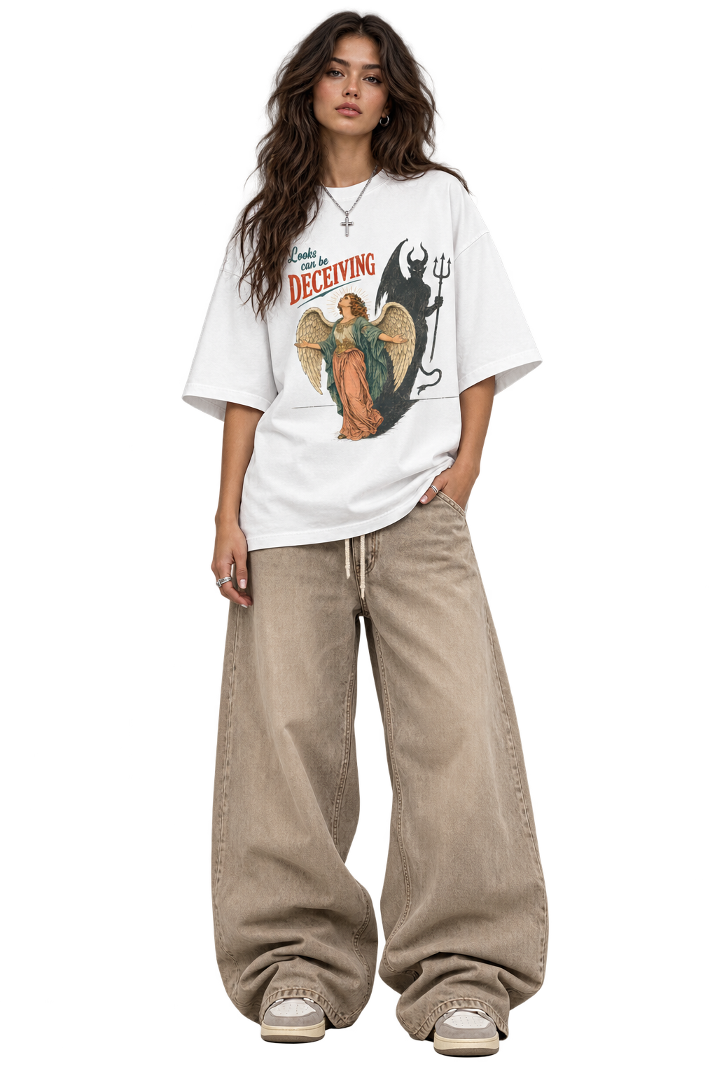 Deceiving Looks Heavyweight Boxy T-Shirt