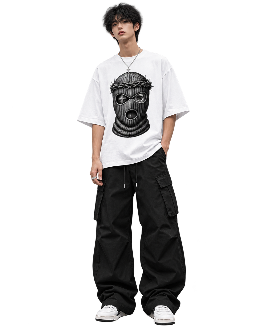 Life or Death Oversized Drop Shoulder T-Shirt