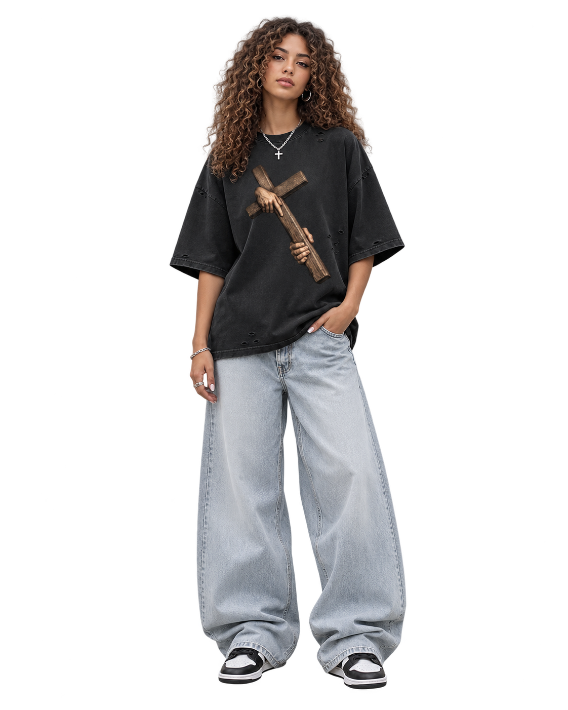 Armed & Dangerous Frayed Boxy Tee