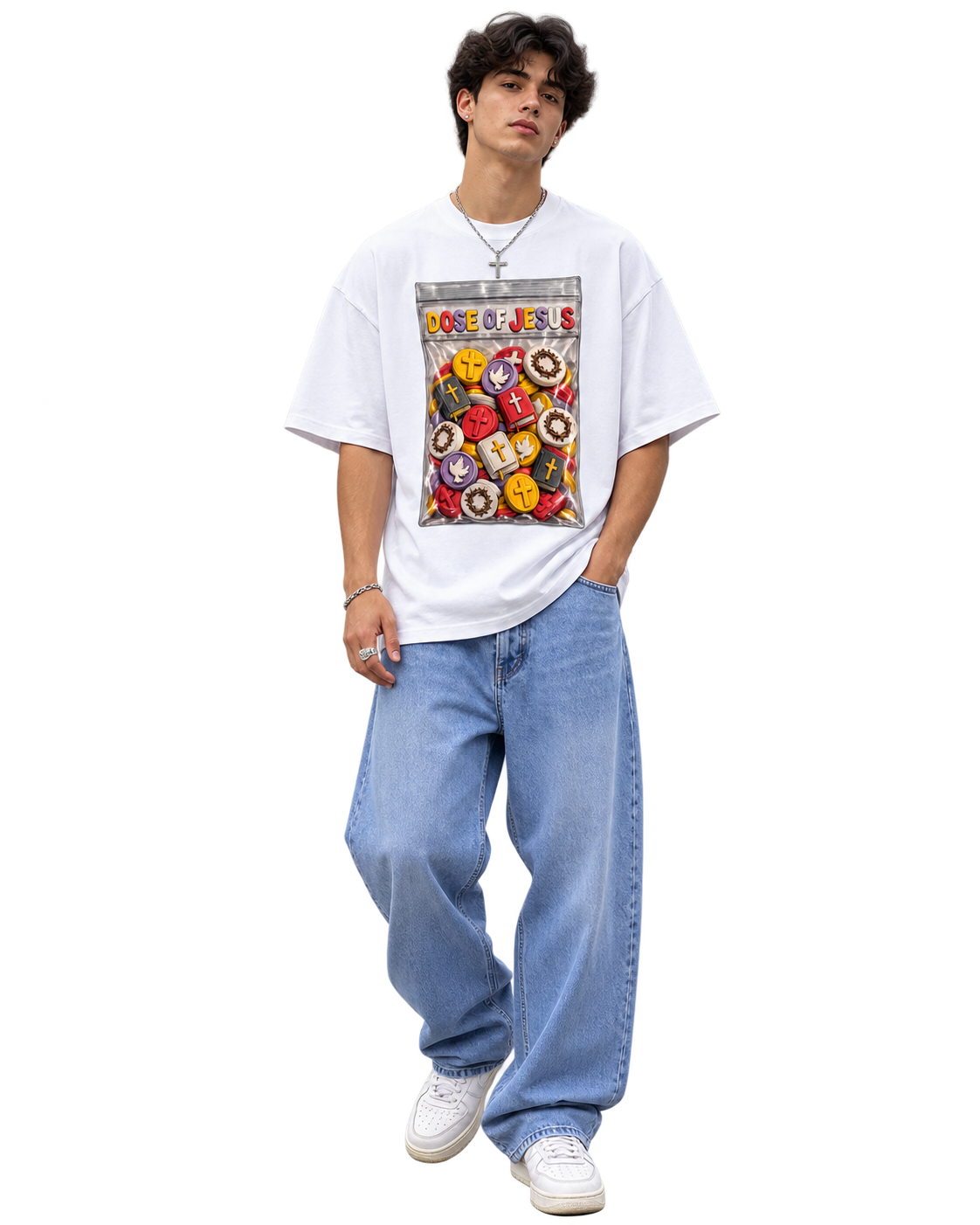 Dose of Jesus Vintage Washed Boxy T-Shirt