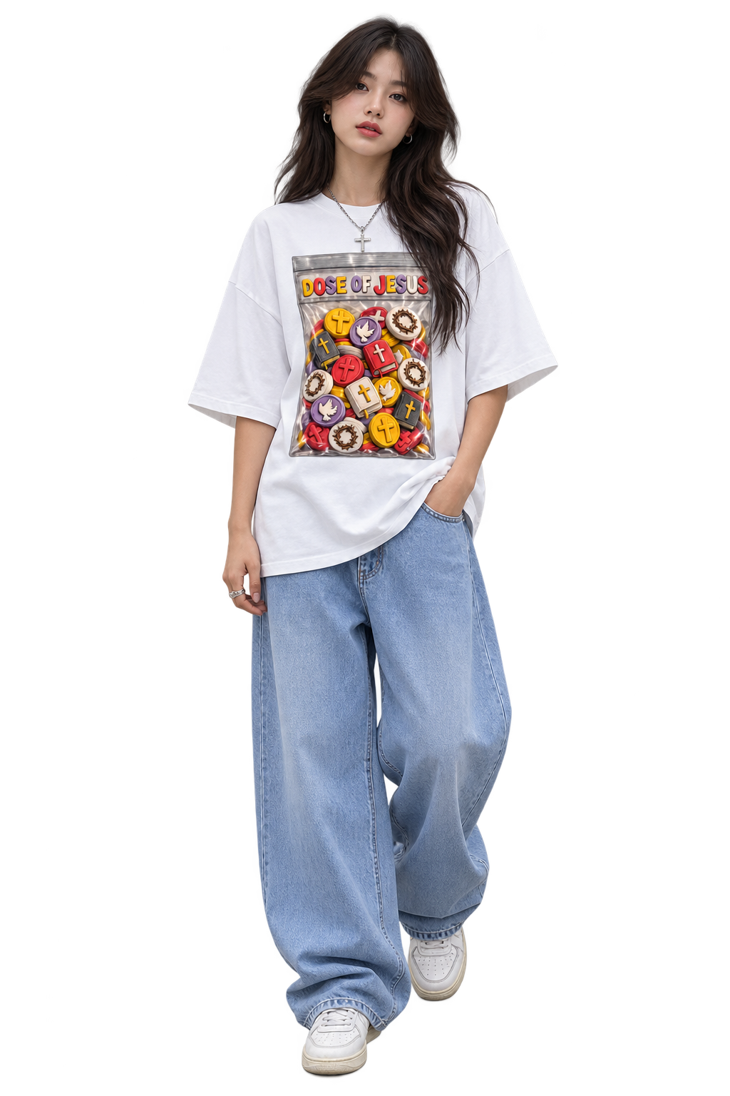 Dose of Jesus Vintage Washed Boxy T-Shirt