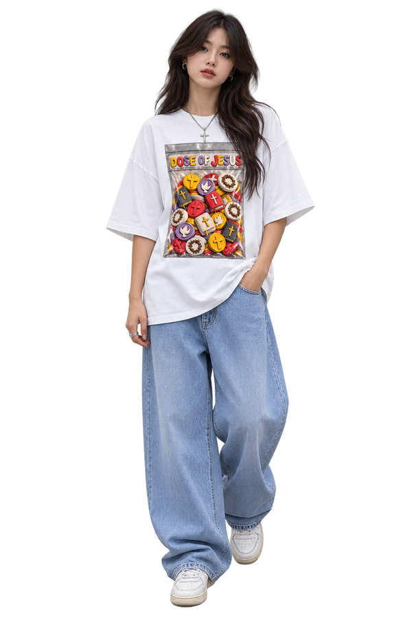Dose of Jesus Vintage Washed Boxy T-Shirt