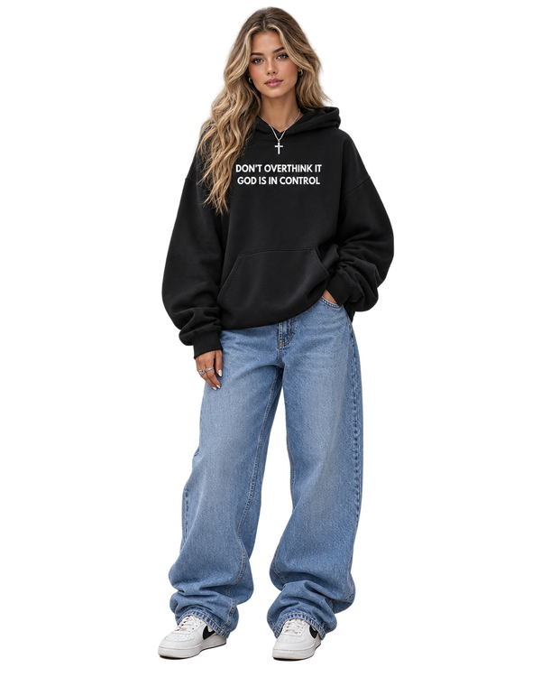 Heavyweight Fleece God's In Control Hoodie