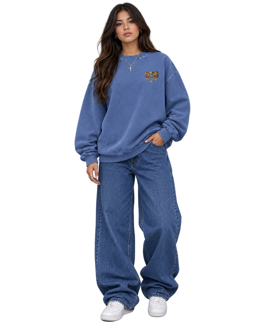Snow Washed Oversized Redemption Sweatshirt