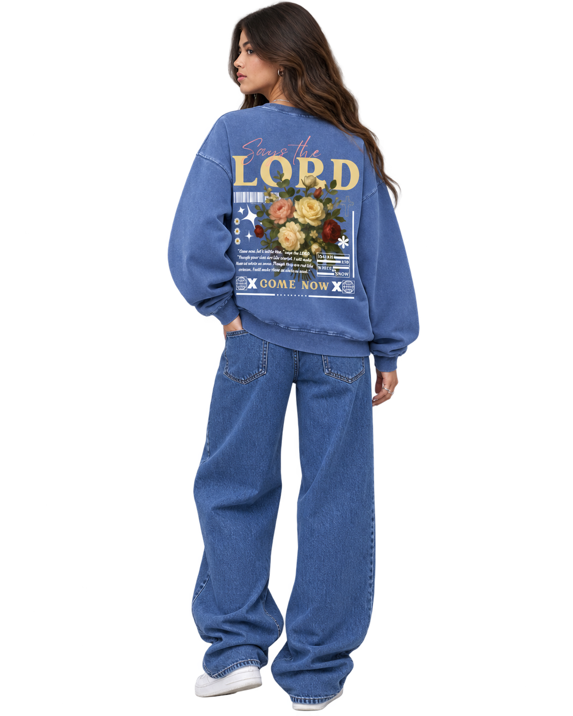 Snow Washed Oversized Redemption Sweatshirt