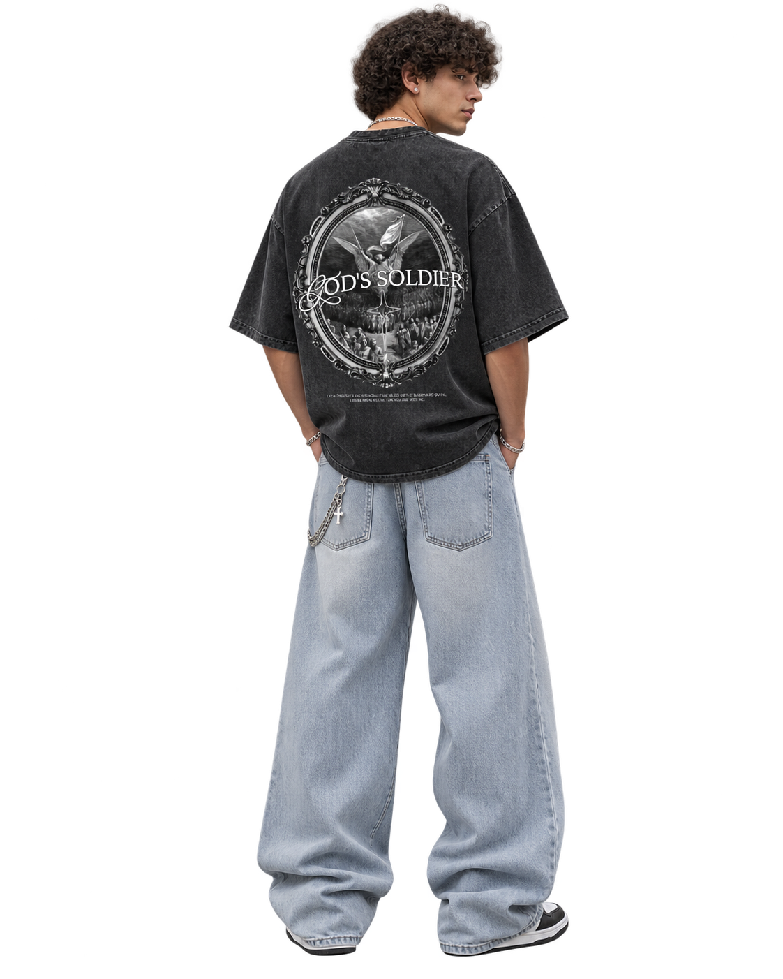 Oversized God's Soldier T-shirt