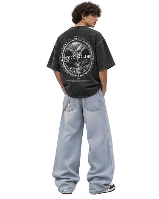 Oversized God's Soldier T-shirt