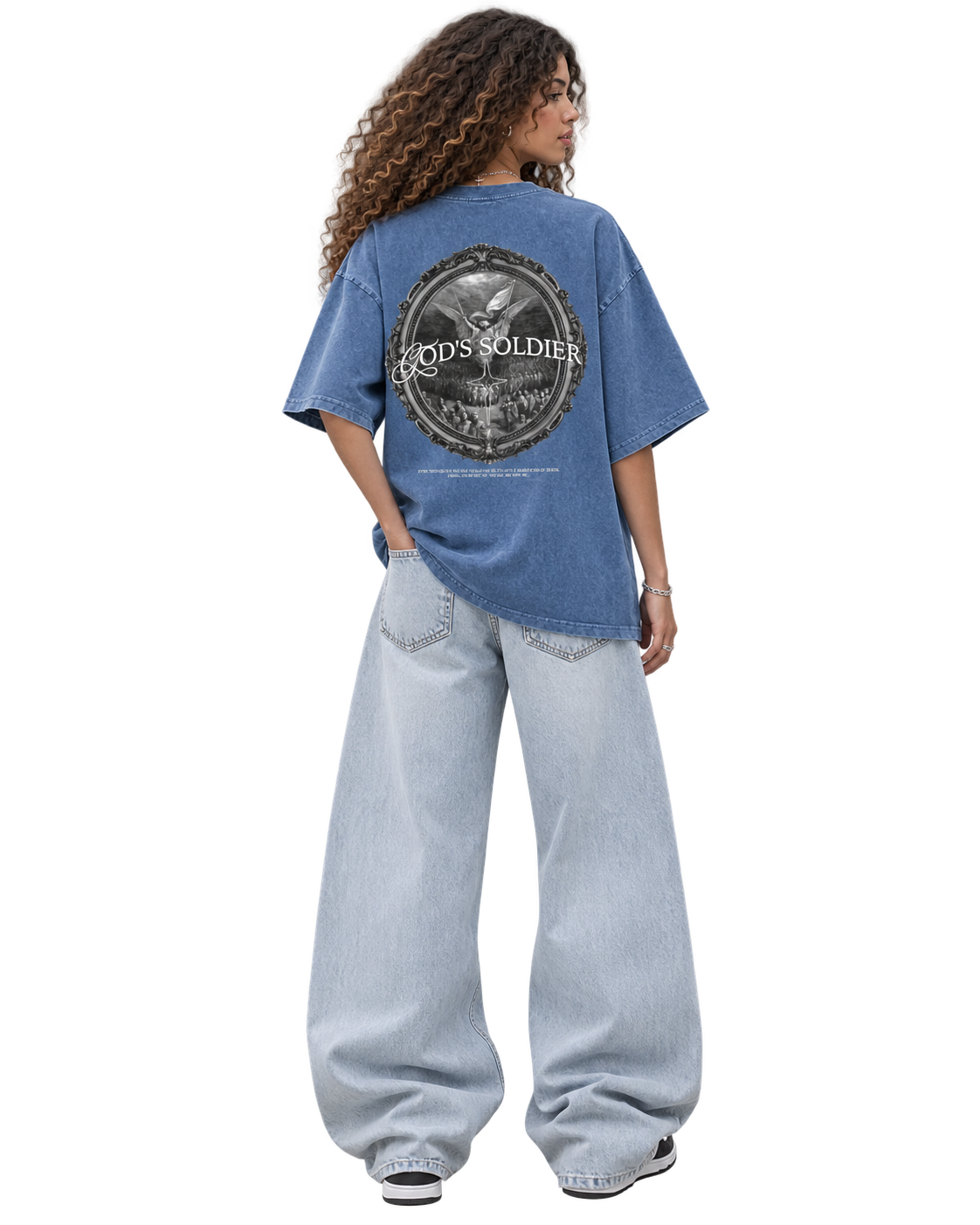 Oversized God's Soldier T-shirt