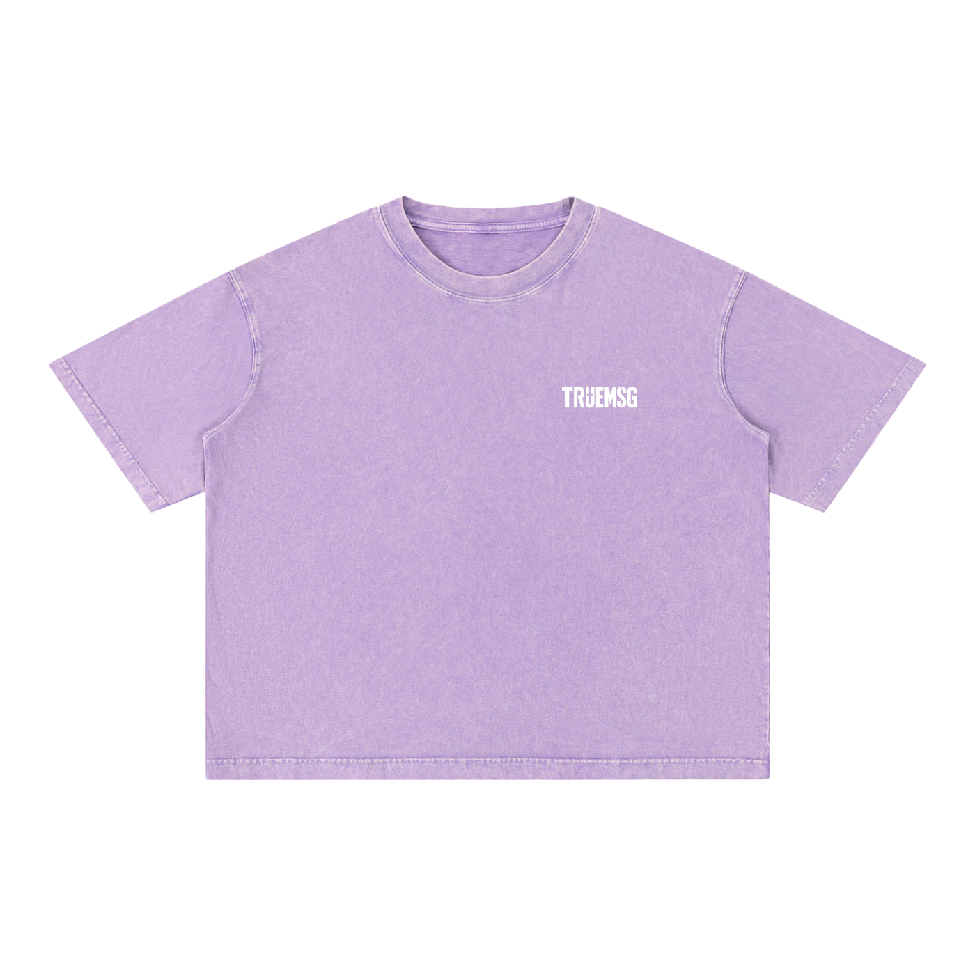 TRUEMSG Storefront Mineral Wash Boxy Cotton T-Shirt