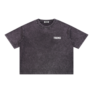 TRUEMSG Storefront Mineral Wash Boxy Cotton T-Shirt