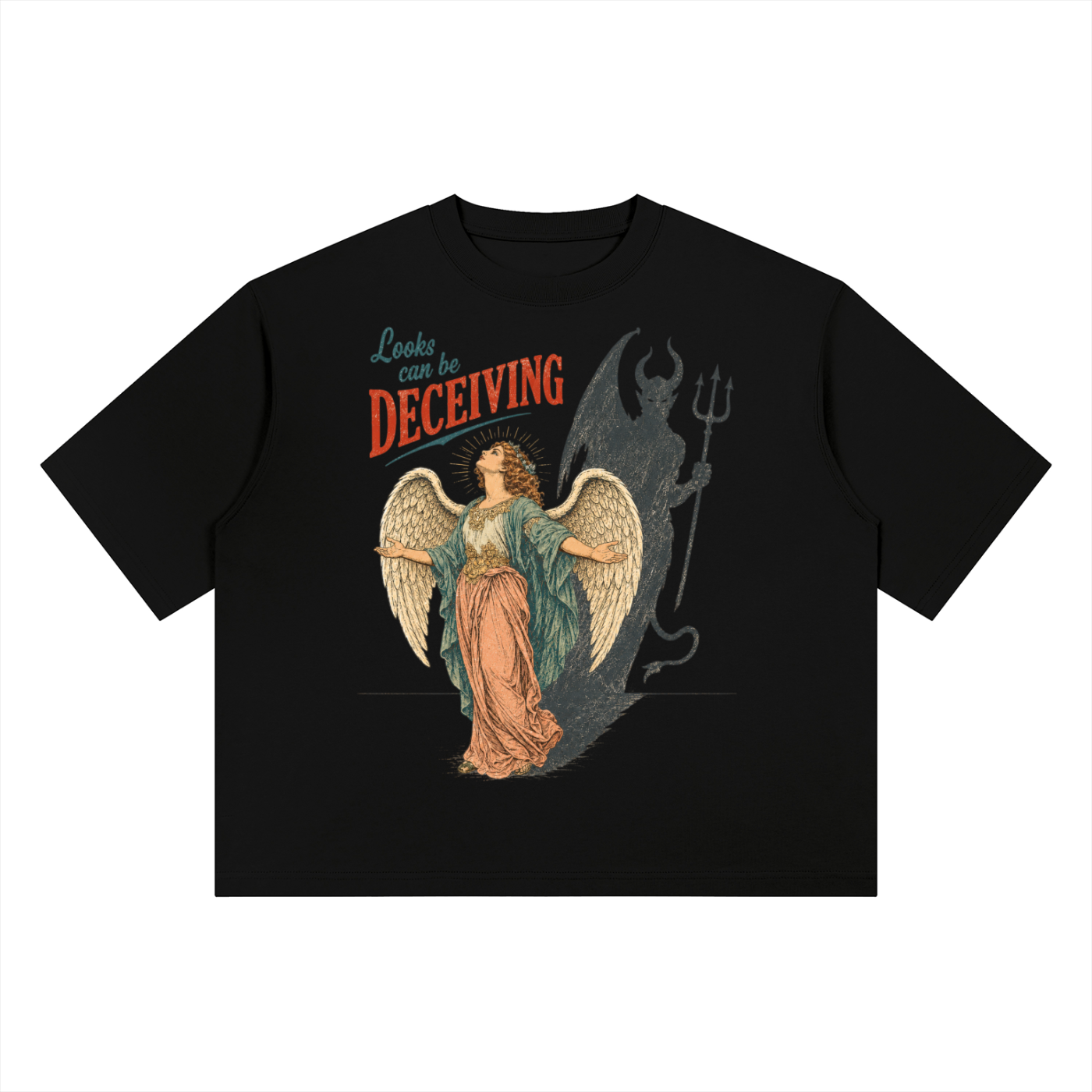 Deceiving Looks Heavyweight Boxy T-Shirt