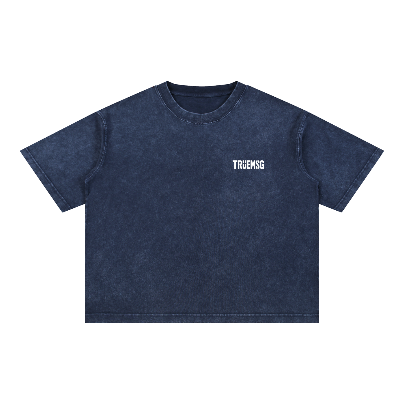 TRUEMSG Storefront Mineral Wash Boxy Cotton T-Shirt