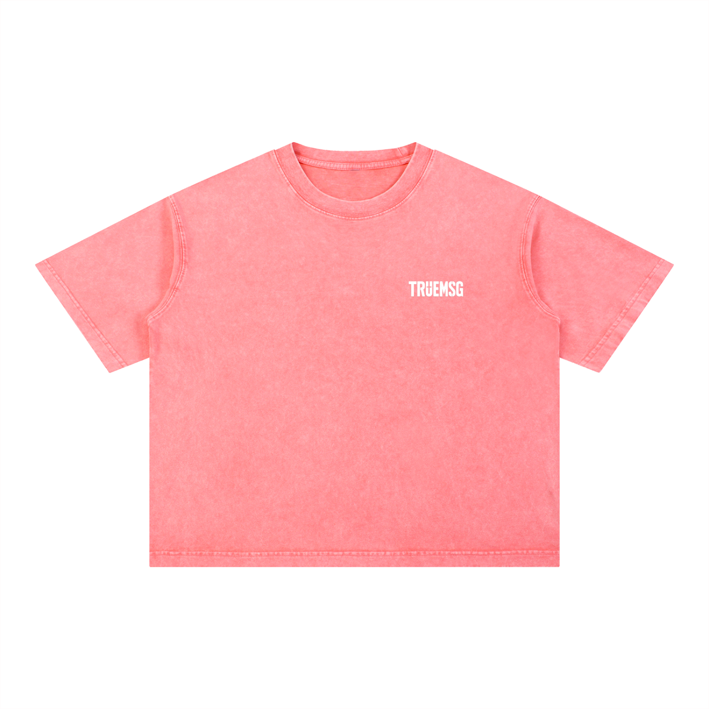 TRUEMSG Storefront Mineral Wash Boxy Cotton T-Shirt