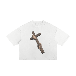 Armed & Dangerous Frayed Boxy Tee