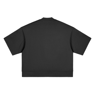 New Spirit Old Wounds Oversized Mock Neck T-shirt