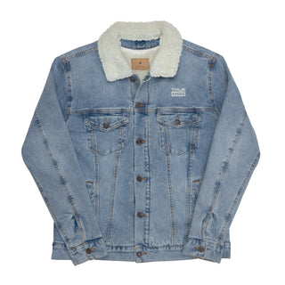 Denim sherpa jacket